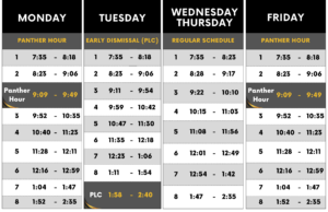 Final NORTH BELL SCHEDULE (17 × 11 in) (1)